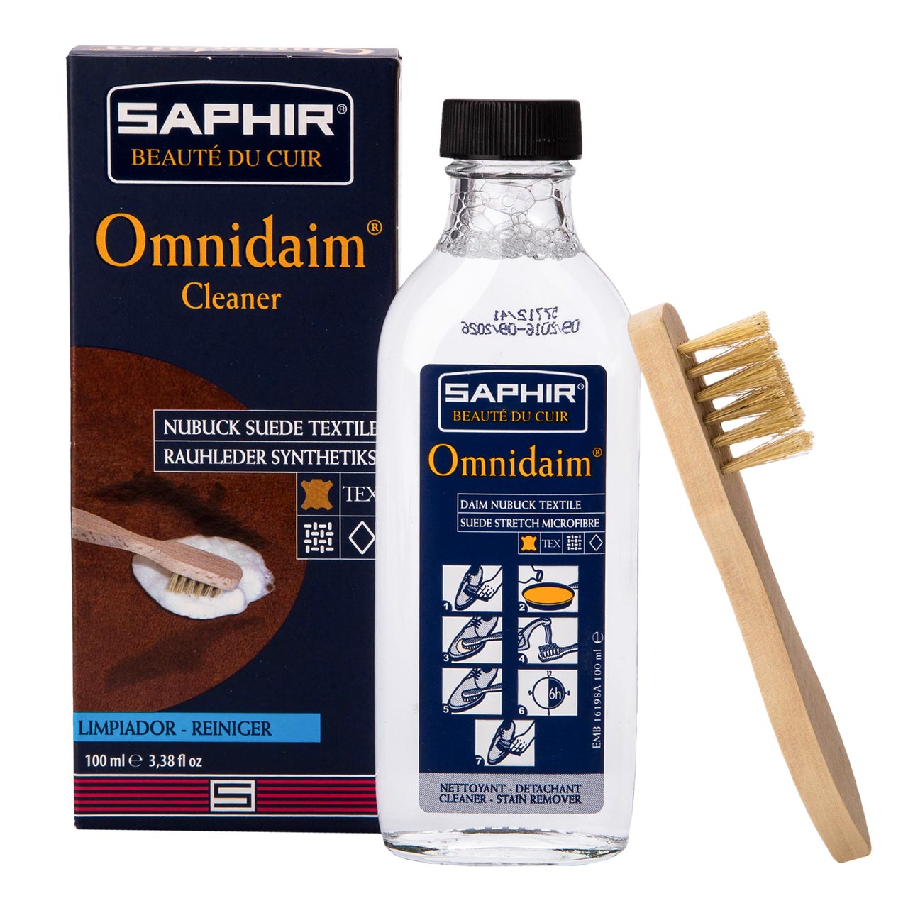 Профессионально очищающее средство Saphir Omnidaim, 100 мл