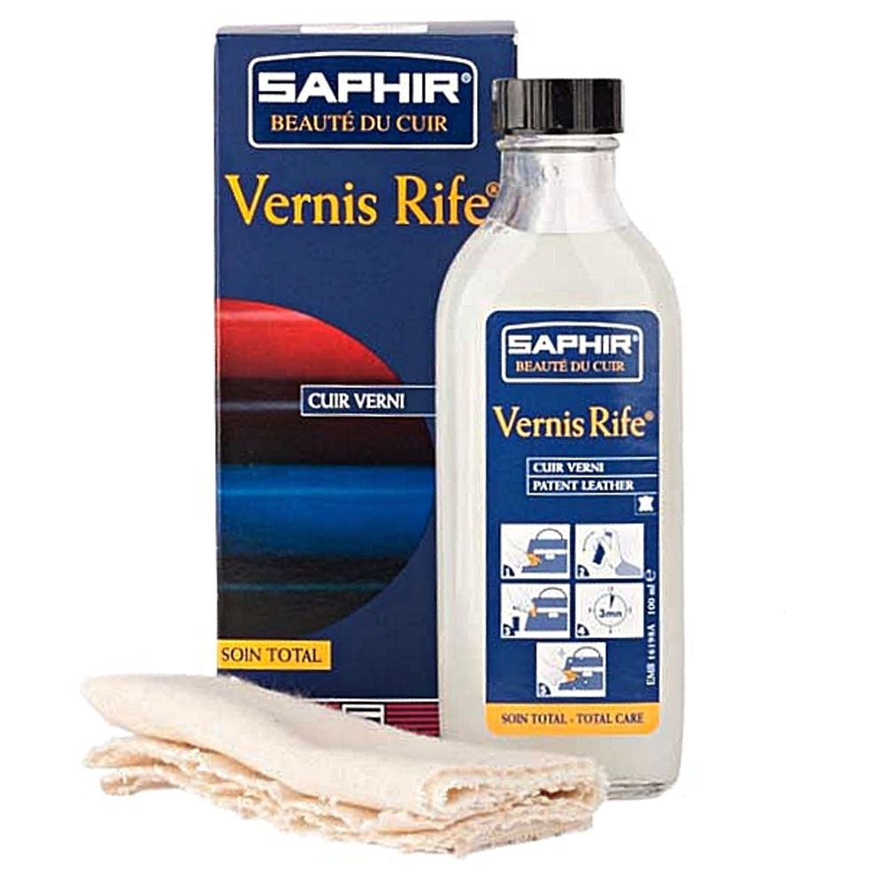 Полироль для лаковой кожи Saphir Vernis rife, 100 мл