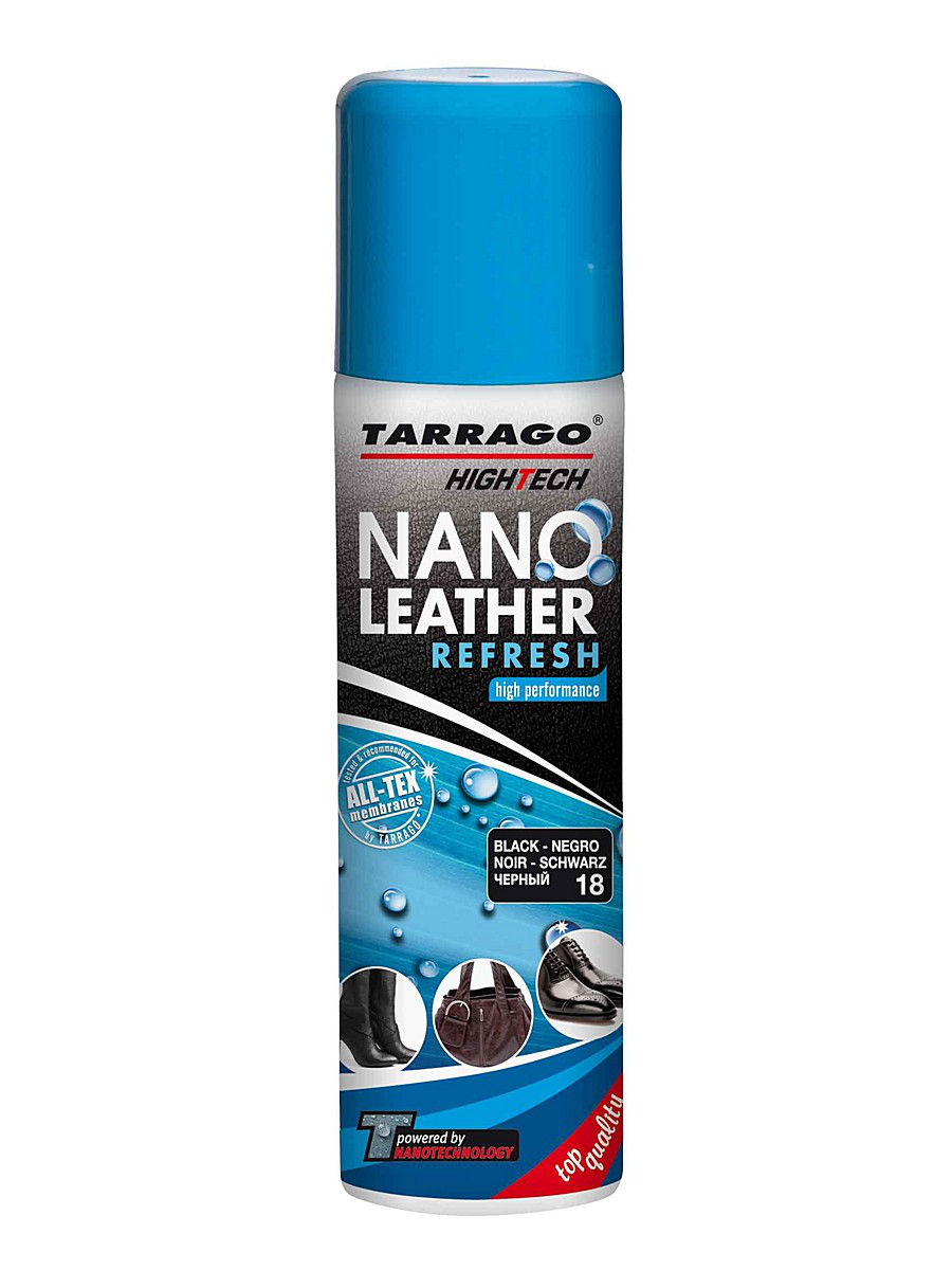 Инновационный краситель Tarrago Nano Leather Refresh, черный (200 мл)